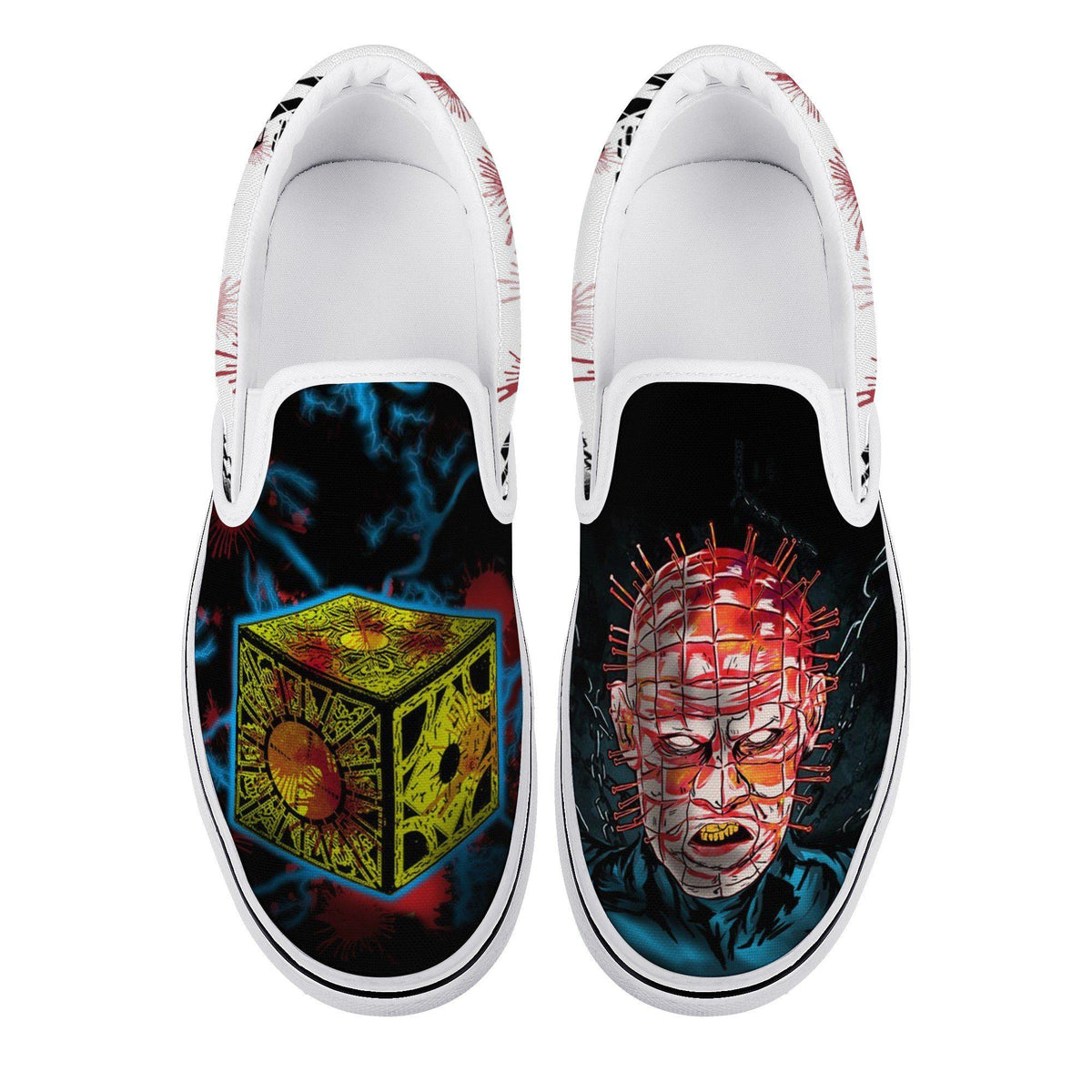 Hellraiser Custom Vans Slip On Shoes