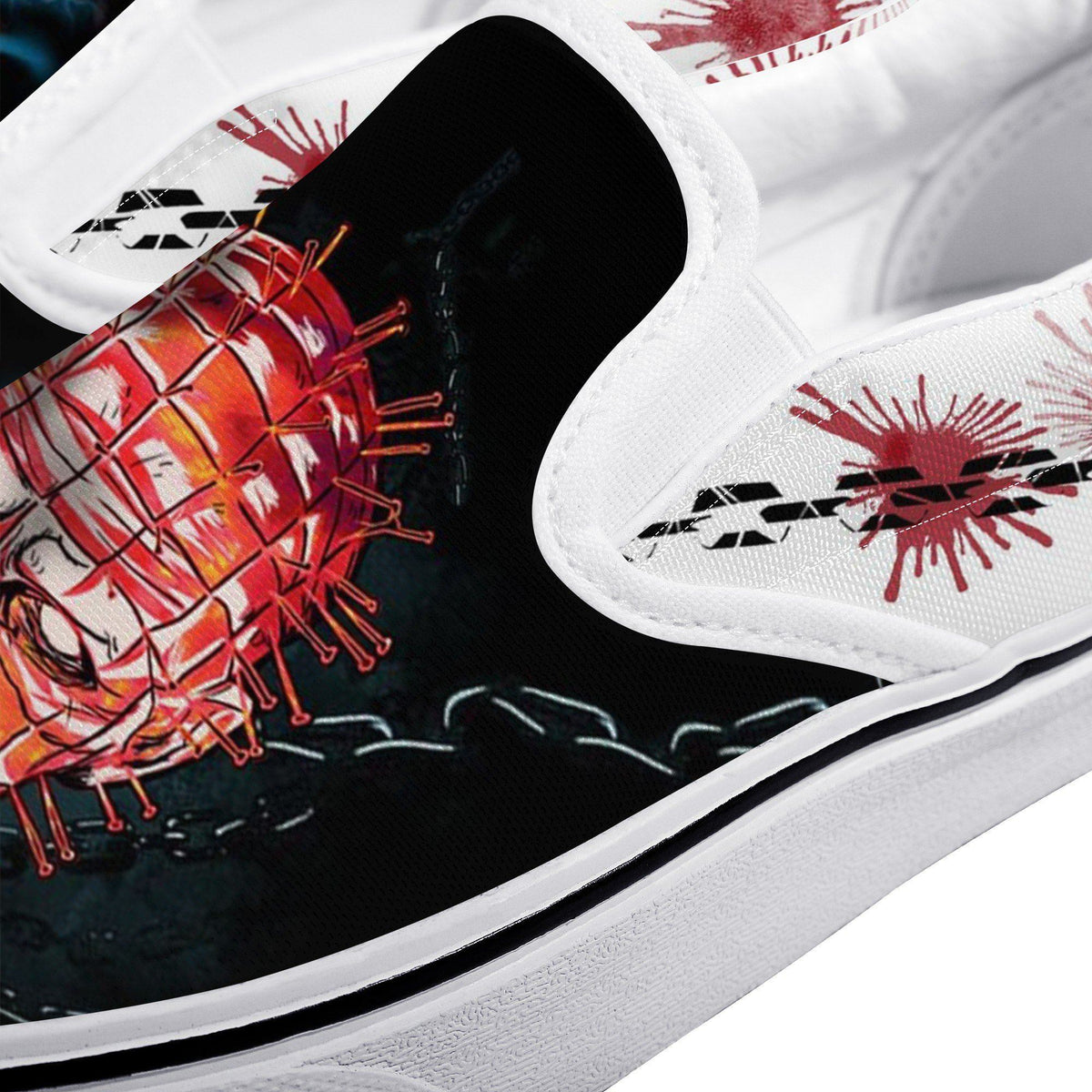Hellraiser Custom Vans Slip On Shoes