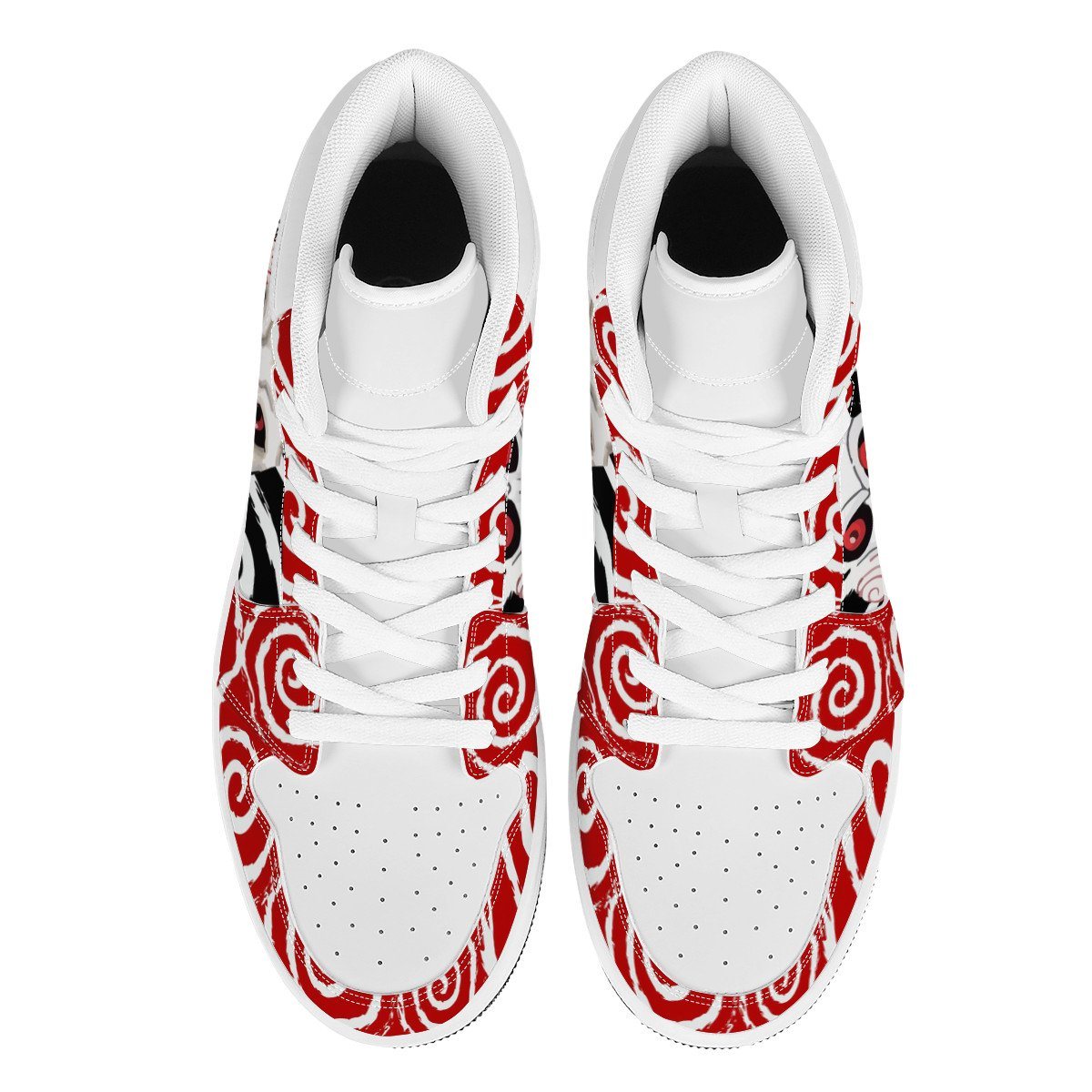 Jigsaw High Top Leather Sneaker Custom Jordan 1, Horror, Jigsaw noxfan 