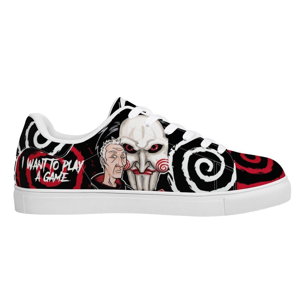 Jigsaw Low Top Sneaker Stan Smith, Horror, Jigsaw noxfan 