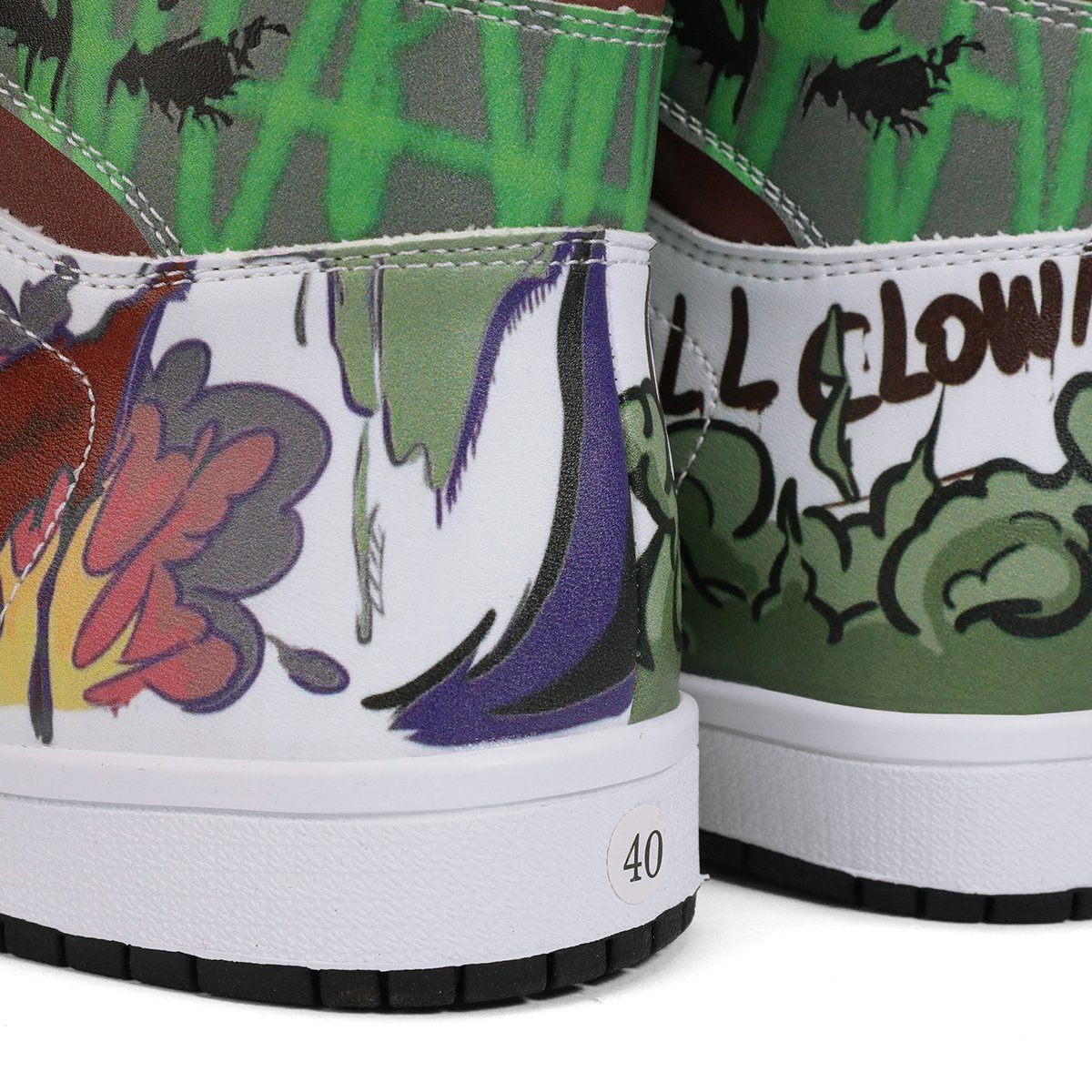 Joker High Top Leather Sneaker Custom Jordan 1, Joker noxfan 