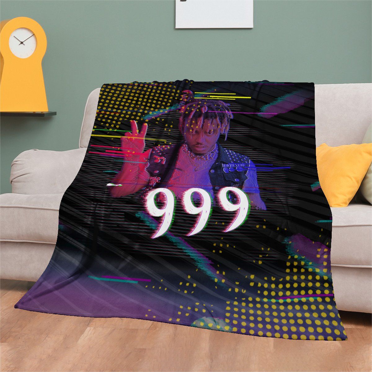 Juice WRLD in Dublin Fleece Blanket by Goontronics Photo - Pixels