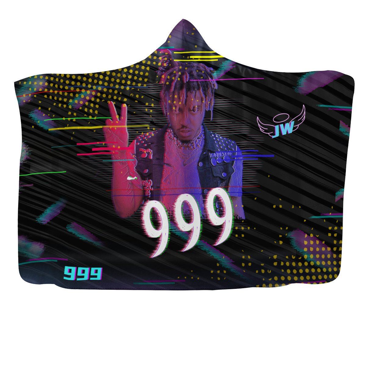 Juice Wrld Hooded Blanket Hooded Blanket, Rapper, Juice Wrld noxfan 