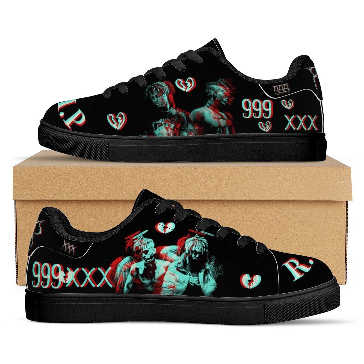 Juice Wrld &amp; XXXTentacion Stan Smith, Rapper, XXXTentacion noxfan Women US5.5 (EU36) 