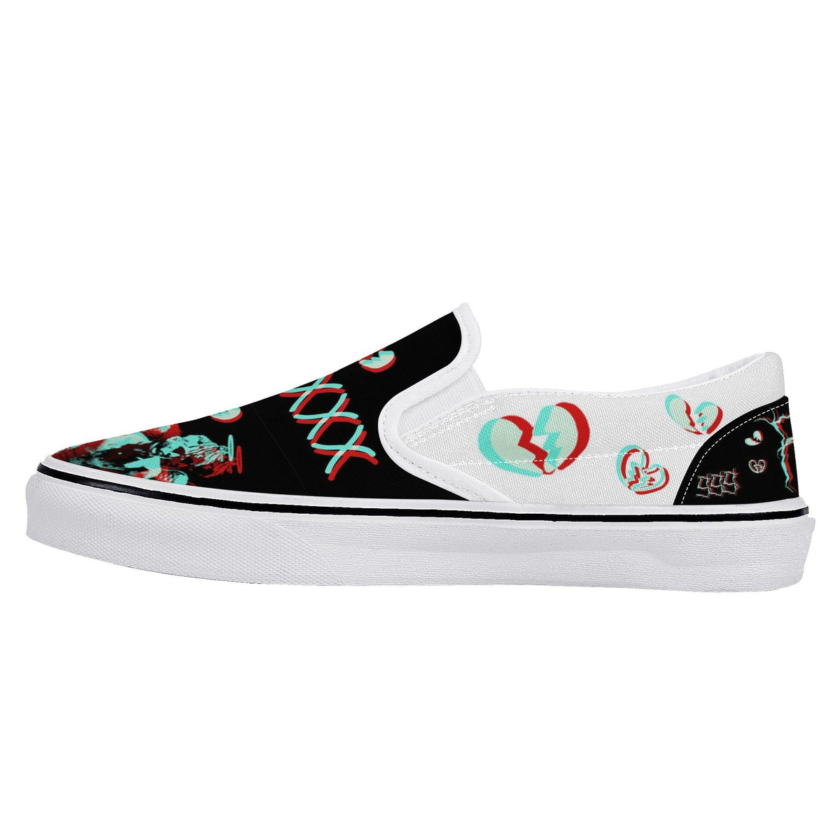 Juice Wrld &amp; XXXTentacion Custom Vans Slip On Shoes