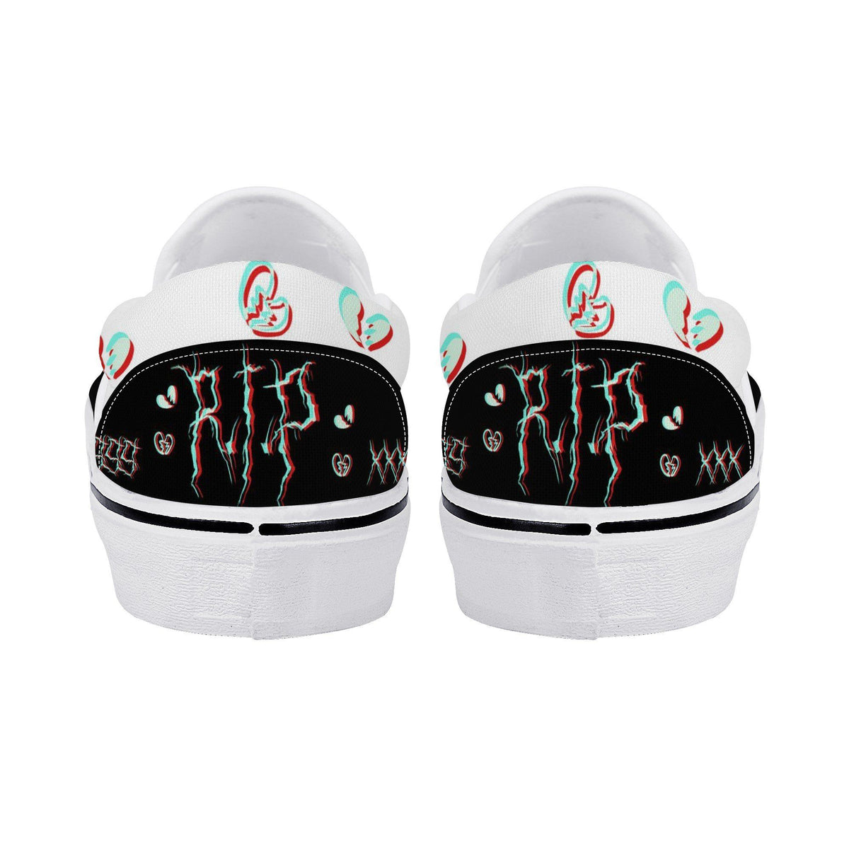 Juice Wrld &amp; XXXTentacion Custom Vans Slip On Shoes