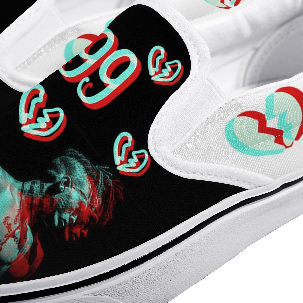 Juice Wrld &amp; XXXTentacion Custom Vans Slip On Shoes