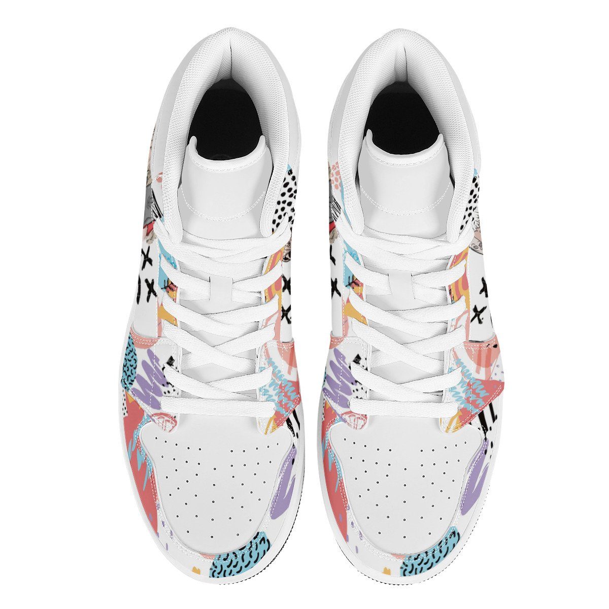 Lil Peep High Top Leather Sneaker Custom jordan 1, Rapper, Lil Peep noxfan 