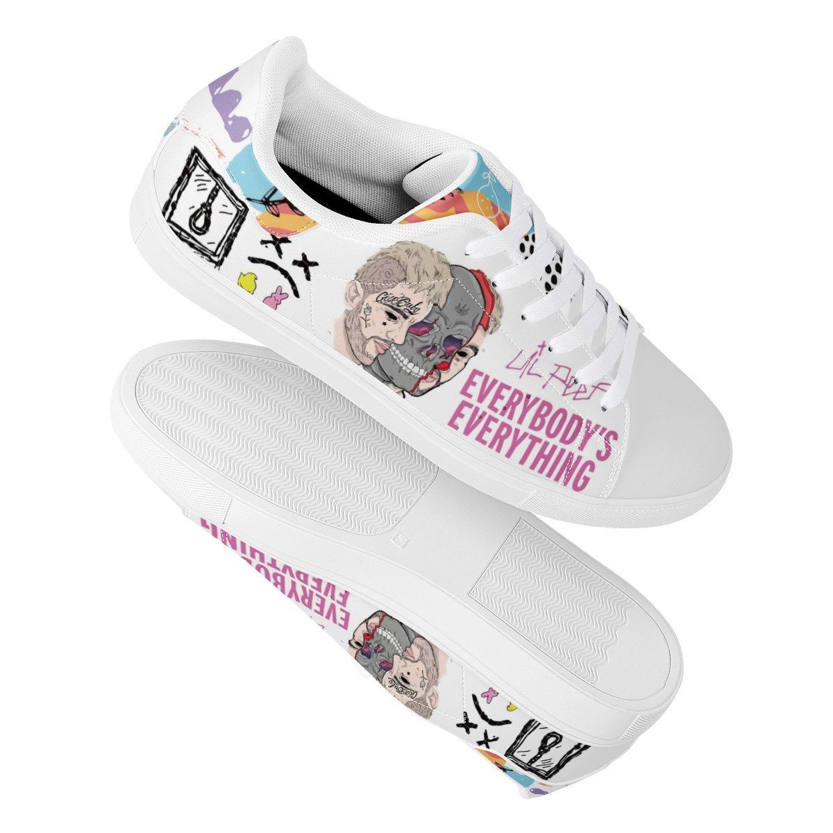 Lil Peep Low Top Sneaker Stan Smith, Rapper, Lil Peep, LP noxfan 