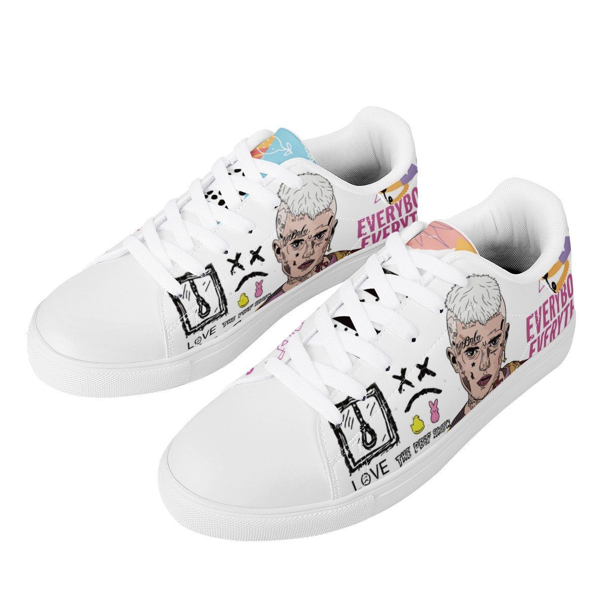 Lil Peep Low Top Sneaker Stan Smith, Rapper, Lil Peep, LP noxfan 