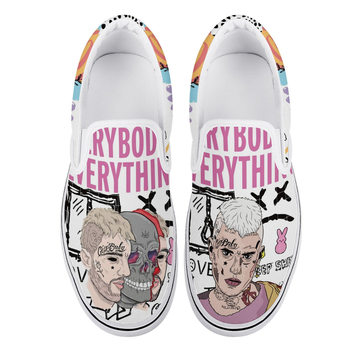 Lil Peep Custom Vans Slip On Shoes