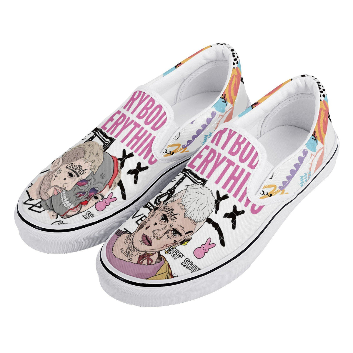 Lil Peep Custom Vans Slip On Shoes