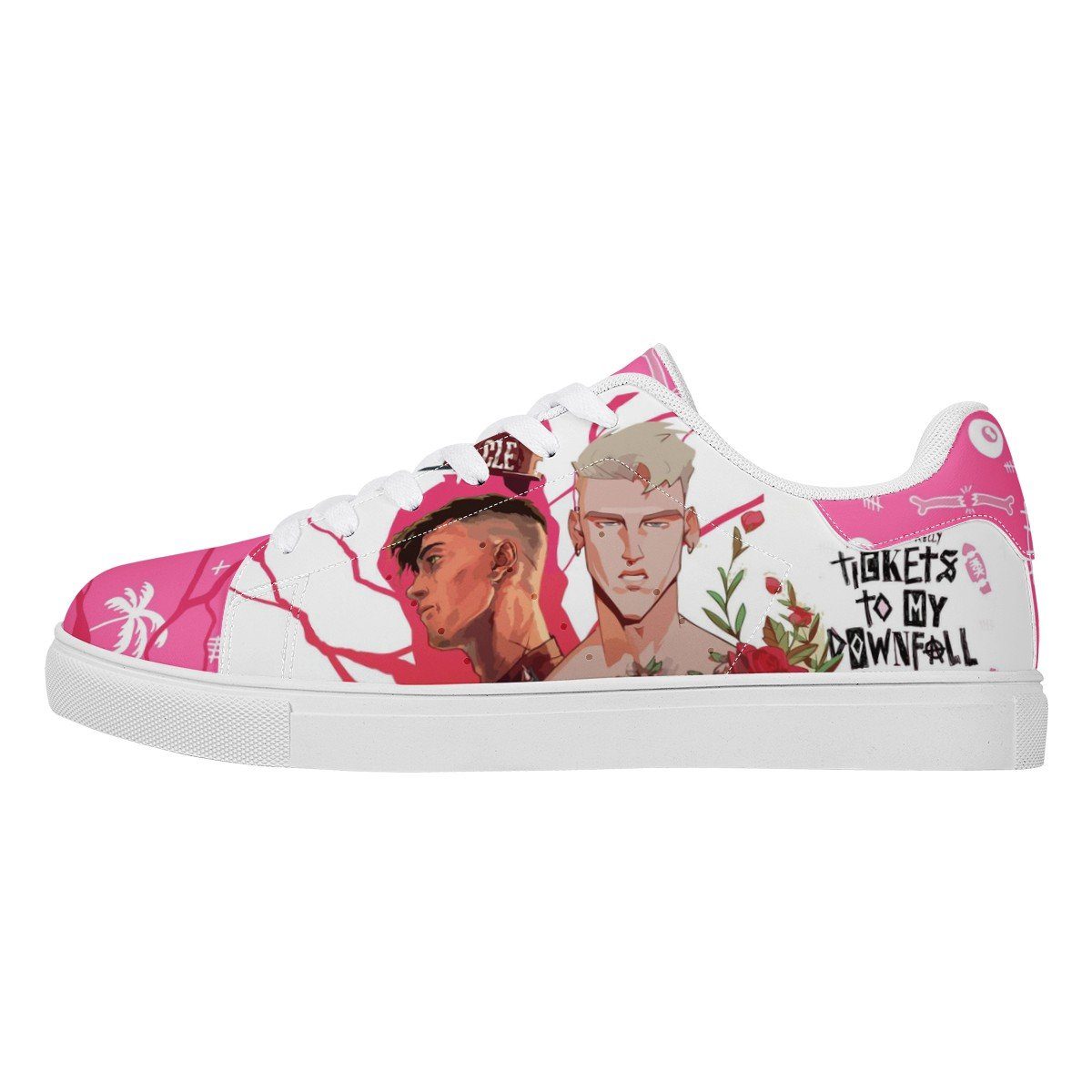 Machine Gun Kelly Low Top Sneaker Stan Smith, Rapper, Machine Gun Kelly noxfan Women US6 (EU37) 