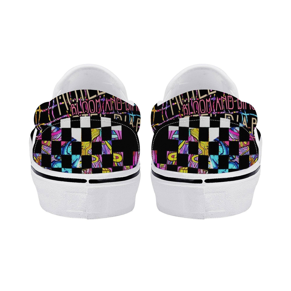 Machine Gun Kelly Custom Vans Slip On Shoes