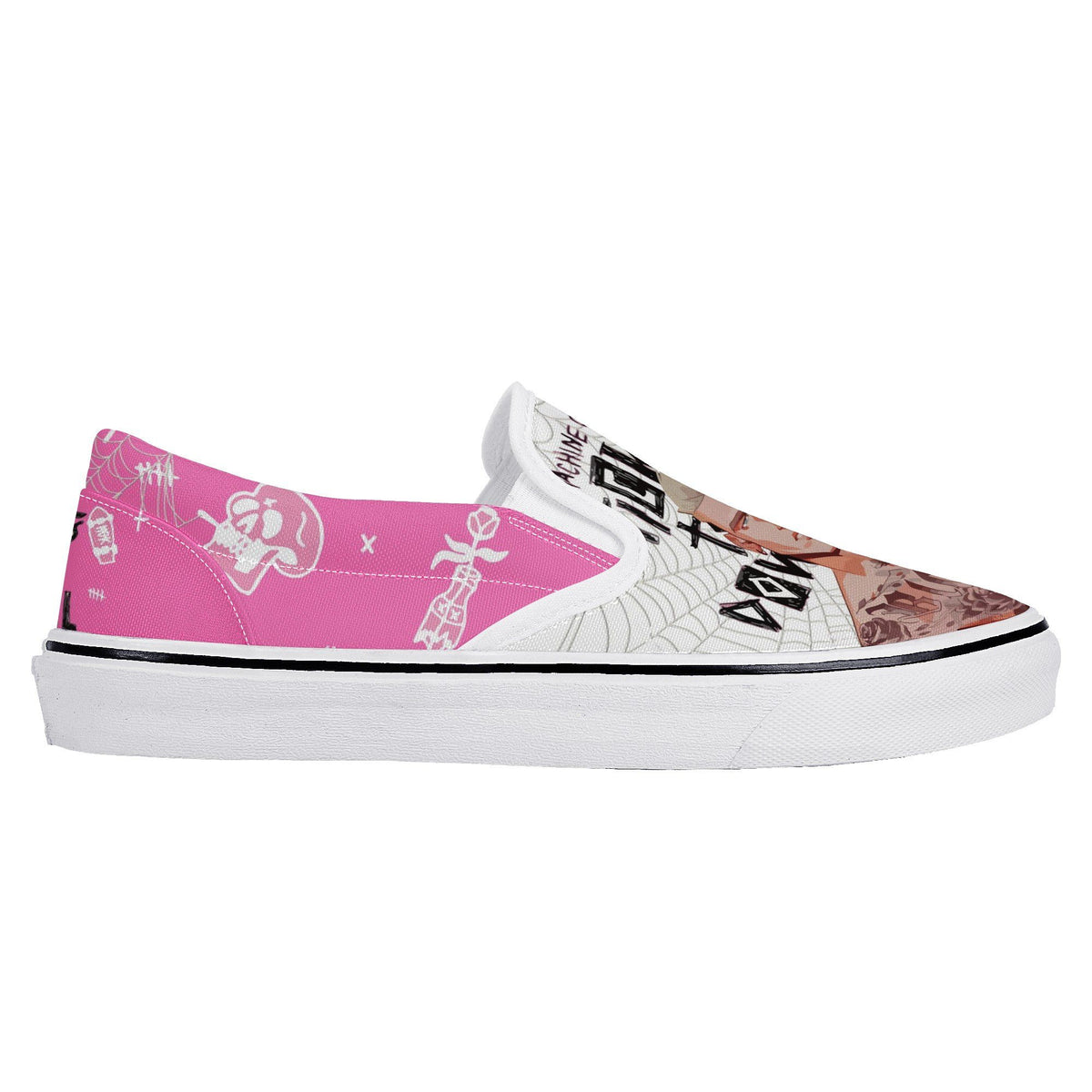 Machine Gun Kelly Custom Vans Slip On Shoes