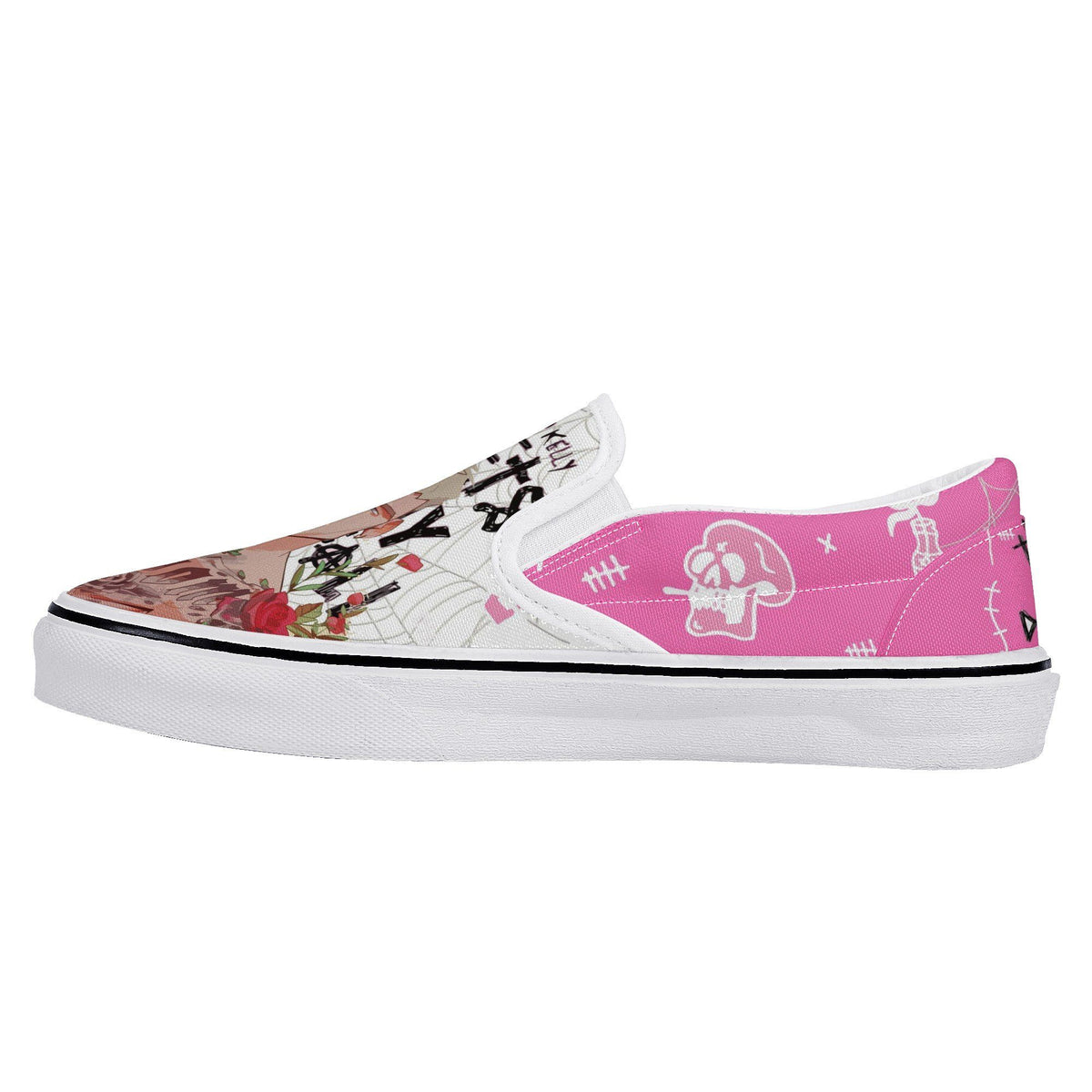 Machine Gun Kelly Custom Vans Slip On Shoes