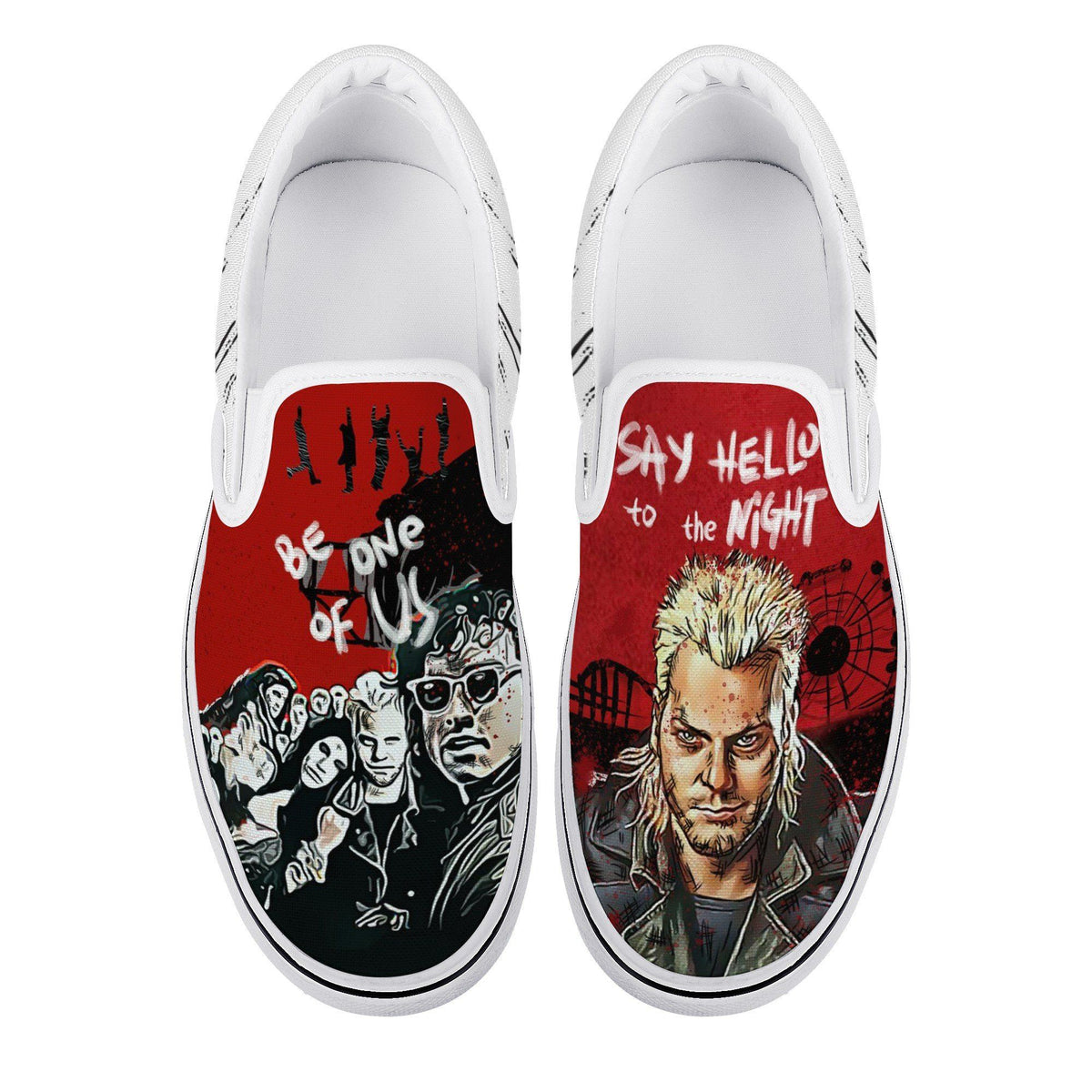 The lost Boys Custom Vans Slip On Shoes