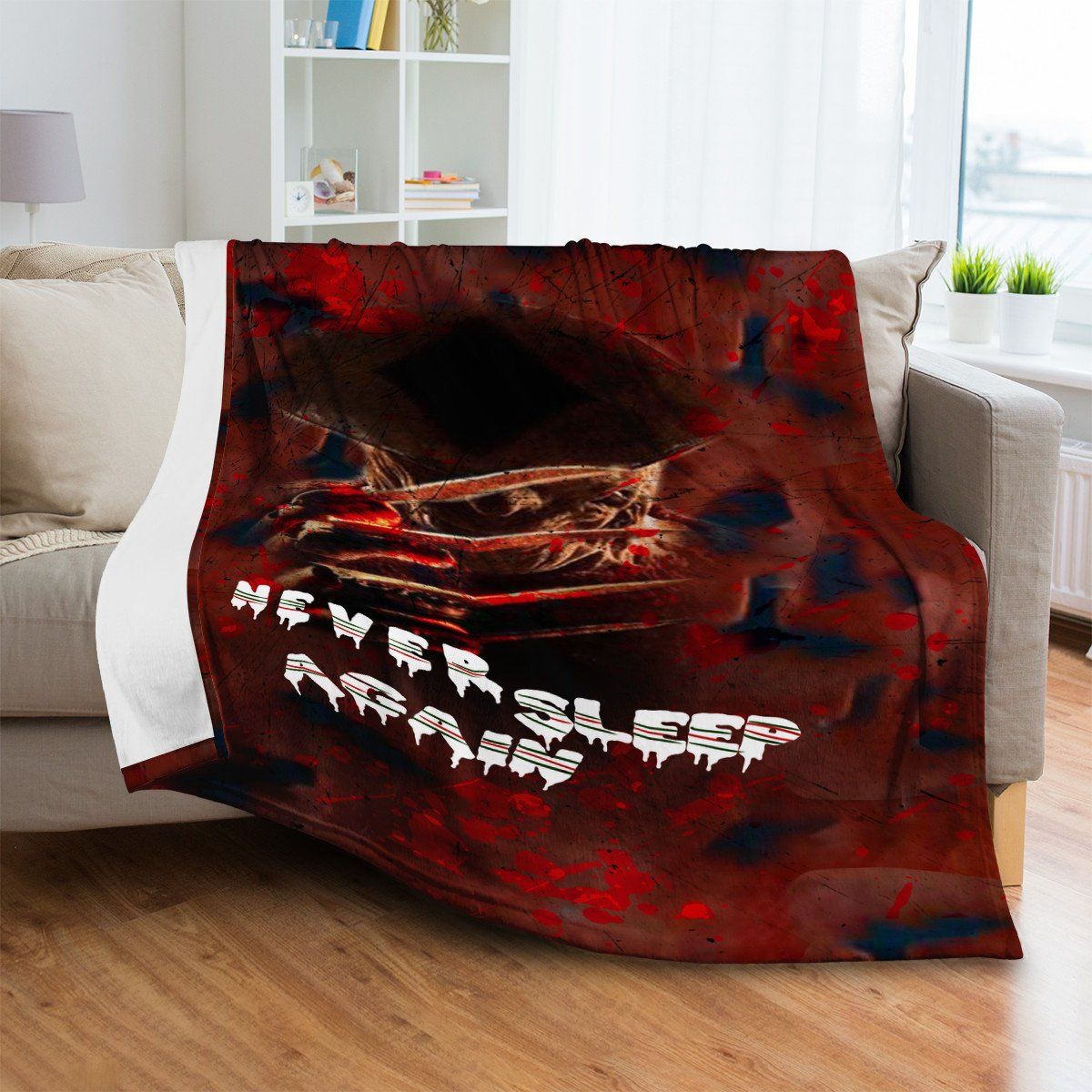 Never Sleep Again Blanket Blanket, Horror, A Nightmare On Elm Street noxfan 