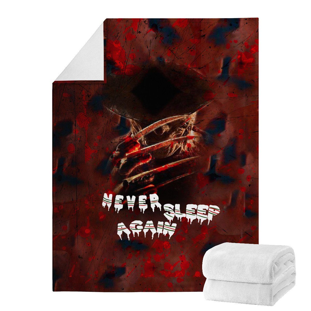 Never Sleep Again Blanket Blanket, Horror, A Nightmare On Elm Street noxfan 