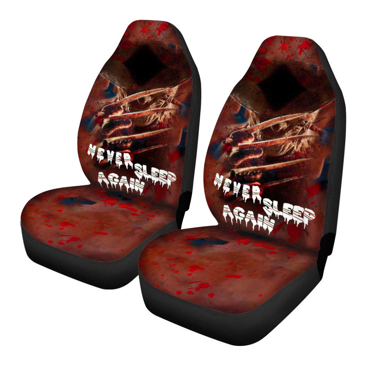 Never Sleep Again A Nightmare On Elm Street Custom Car Seat Covers