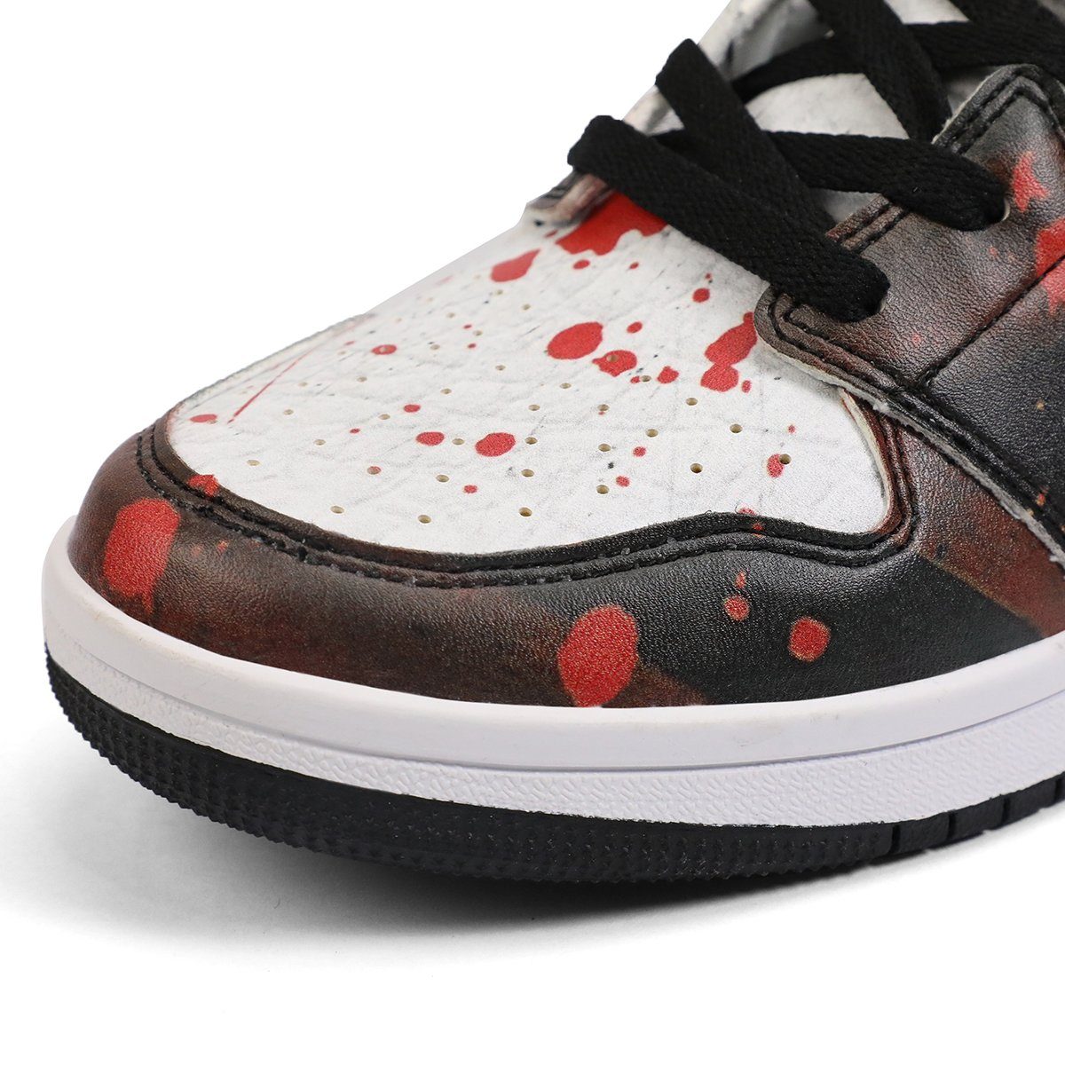 Never Sleep Again High Top Leather Sneaker Custom Jordan 1, Horror, A Nightmare On Elm Street noxfan 