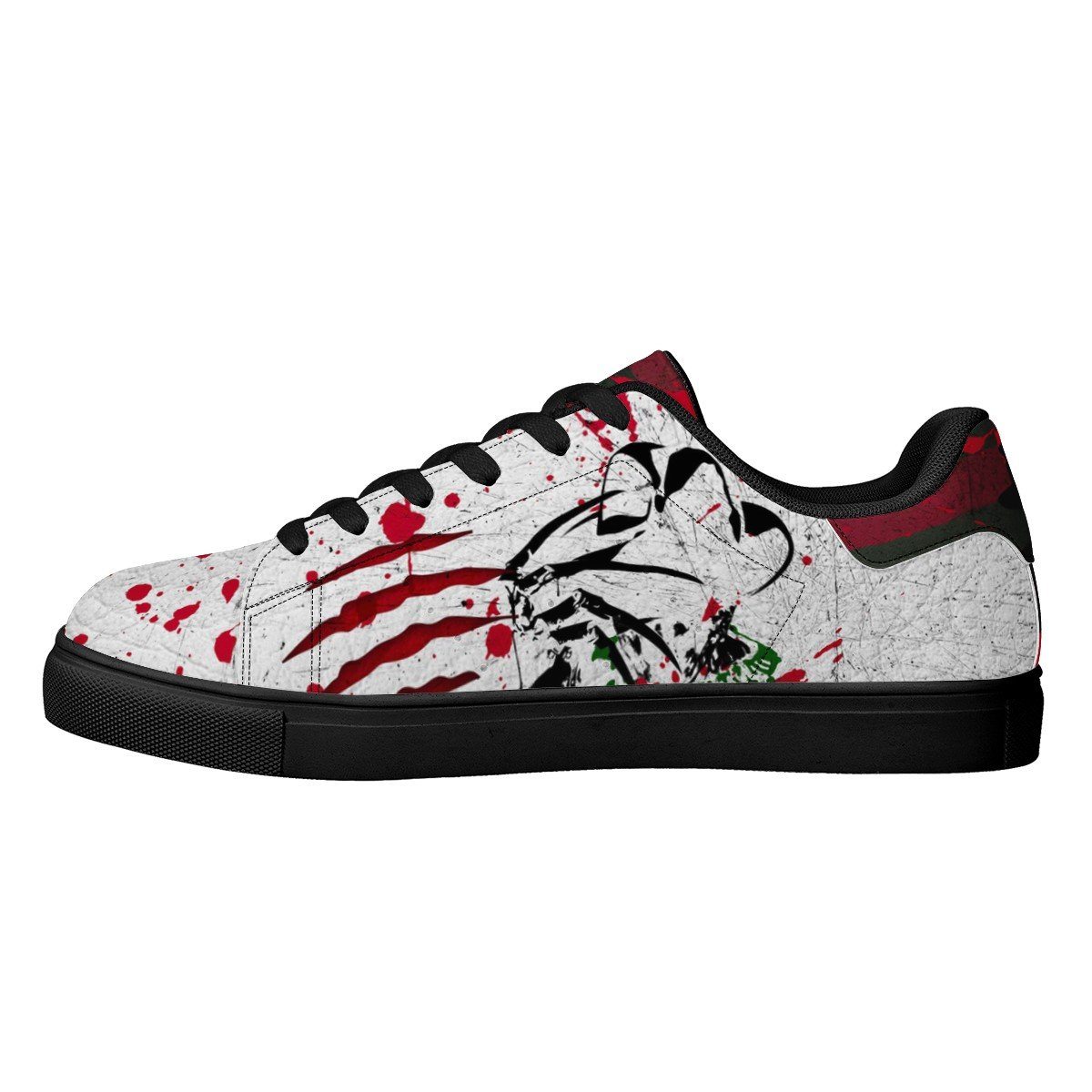 Never Sleep Again Low Top Sneaker Stan Smith, Horror, Freddy Krueger noxfan 