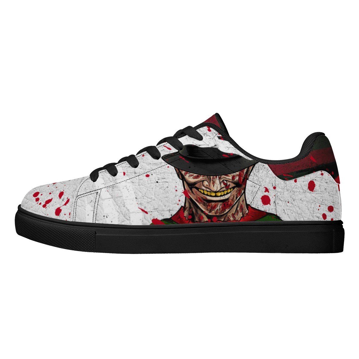 Never Sleep Again Low Top Sneaker Stan Smith, Horror, Freddy Krueger noxfan Women US6 (EU37) 