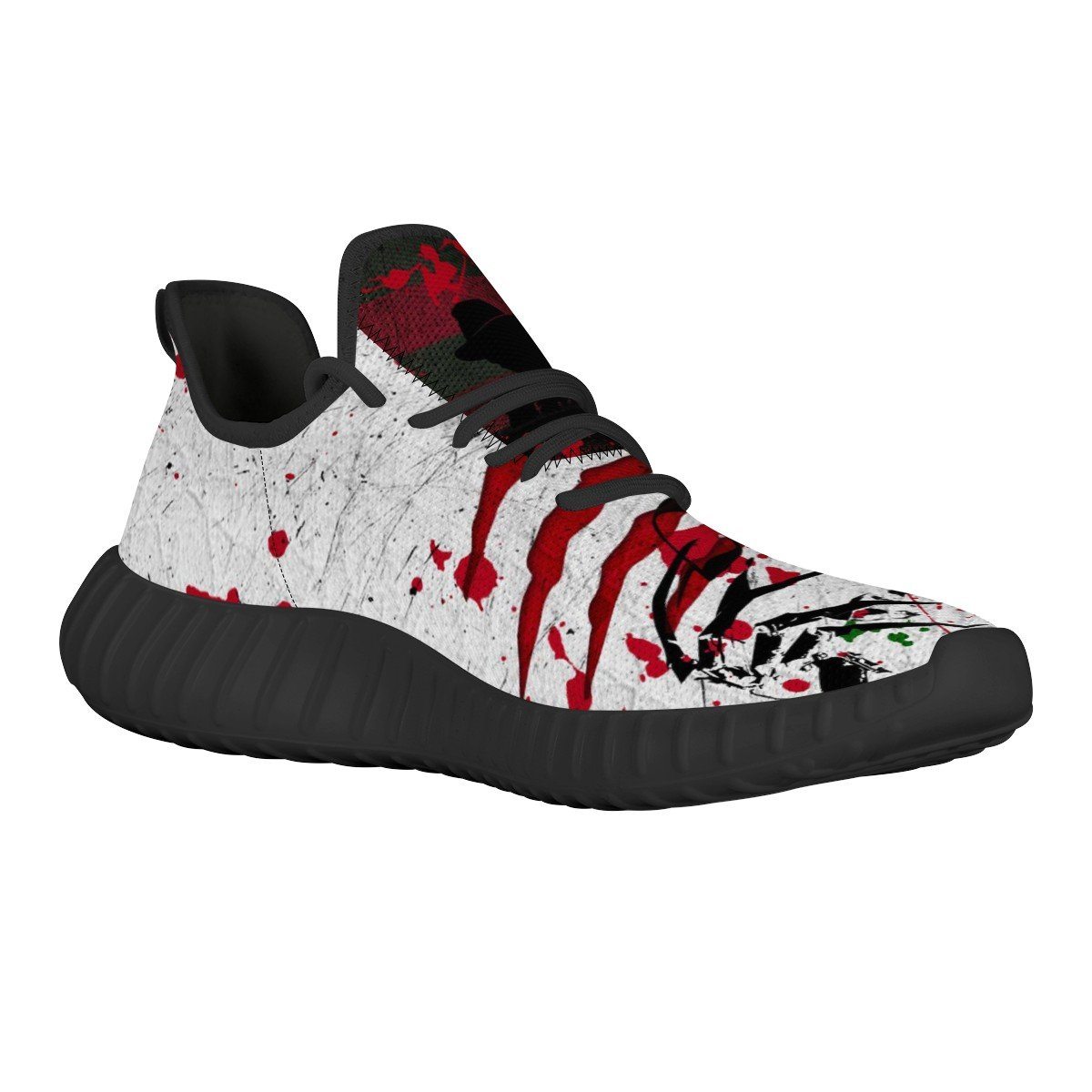 Never Sleep Again Mesh Knit Sneaker Yeezy, Horror, Freddy Krueger noxfan 