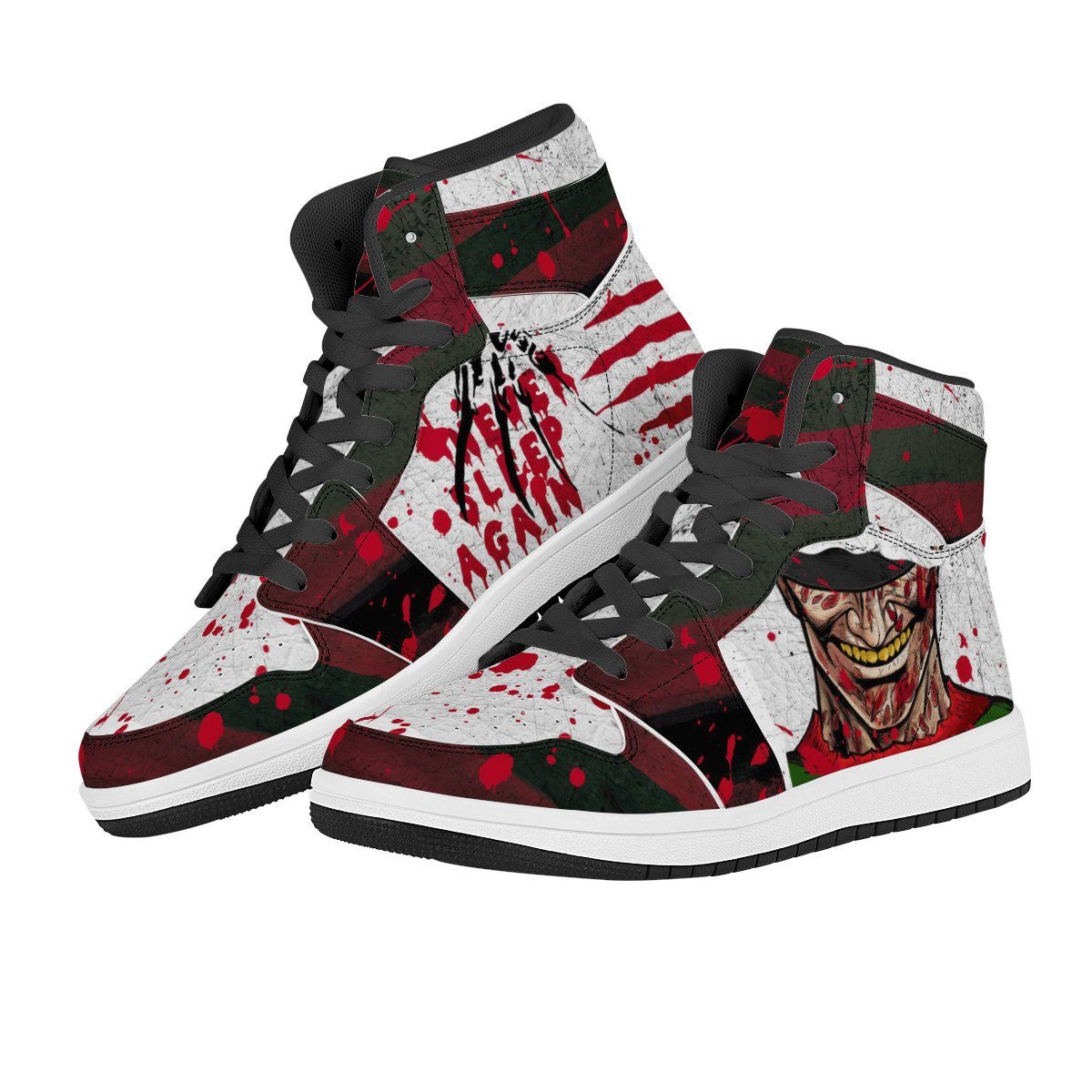 Nightmare on Elm Street High Top Leather Sneaker High-top, Sneaker, Horror noxfan 