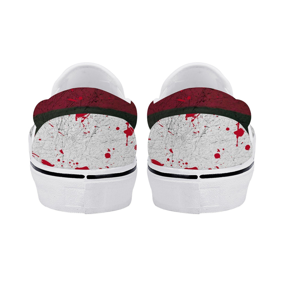 A Nightmare On Elm Street Custom Vans Slip On Shoes