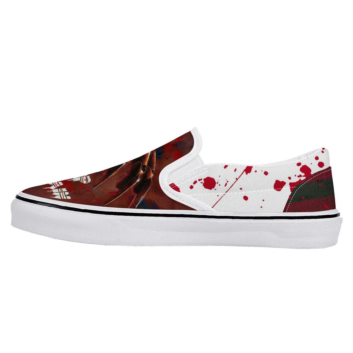 A Nightmare On Elm Street Custom Vans Slip On Shoes