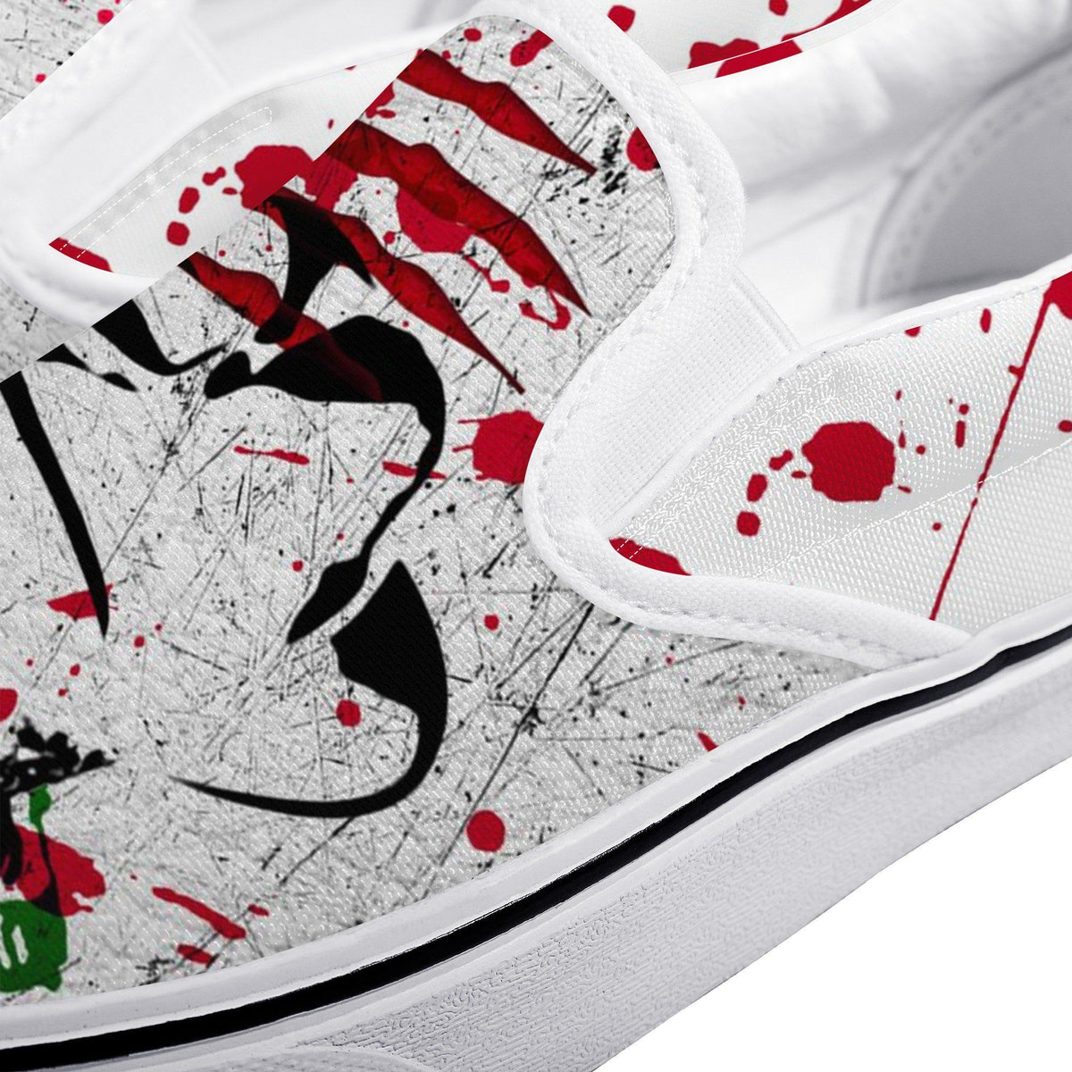 A Nightmare On Elm Street Custom Vans Slip On Shoes