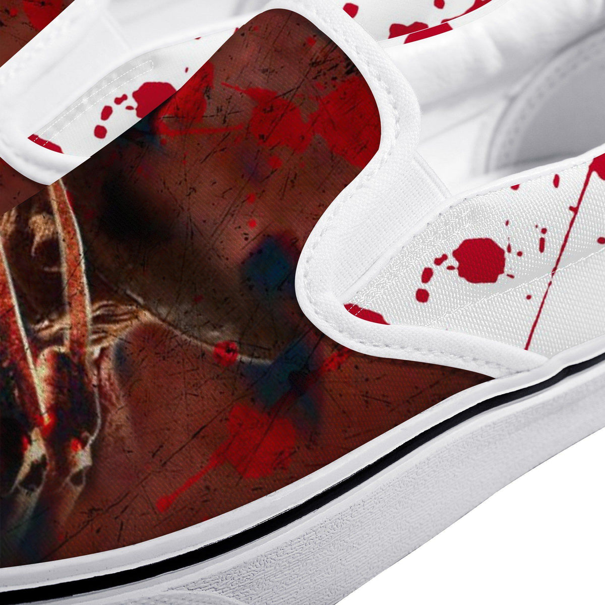 A Nightmare On Elm Street Custom Vans Slip On Shoes
