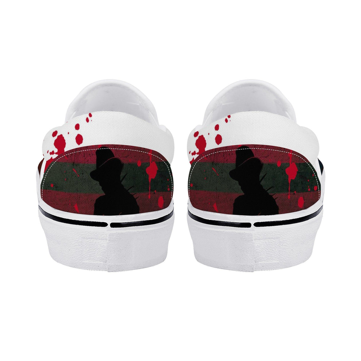 A Nightmare On Elm Street Custom Vans Slip On Shoes