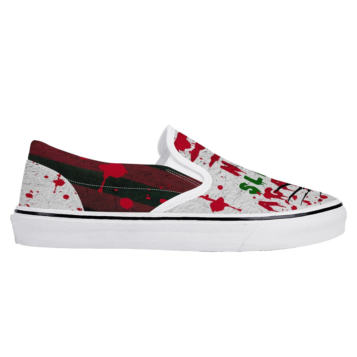 A Nightmare On Elm Street Custom Vans Slip On Shoes