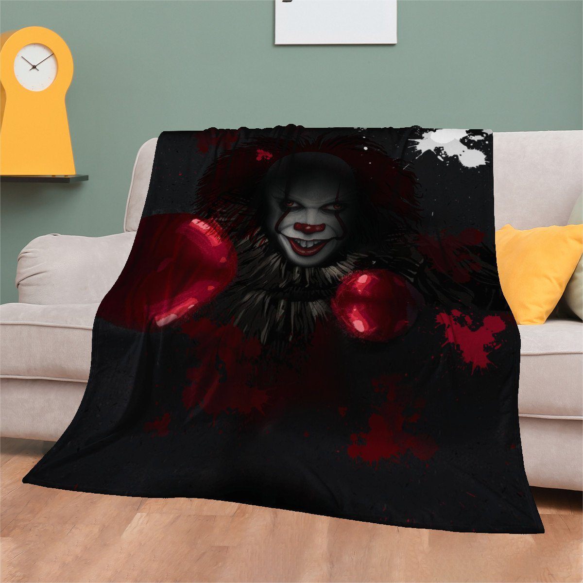 Pennywise Blanket Blanket, Horror, Pennywise noxfan 