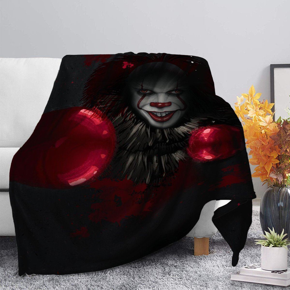 Pennywise Blanket Blanket, Horror, Pennywise noxfan 
