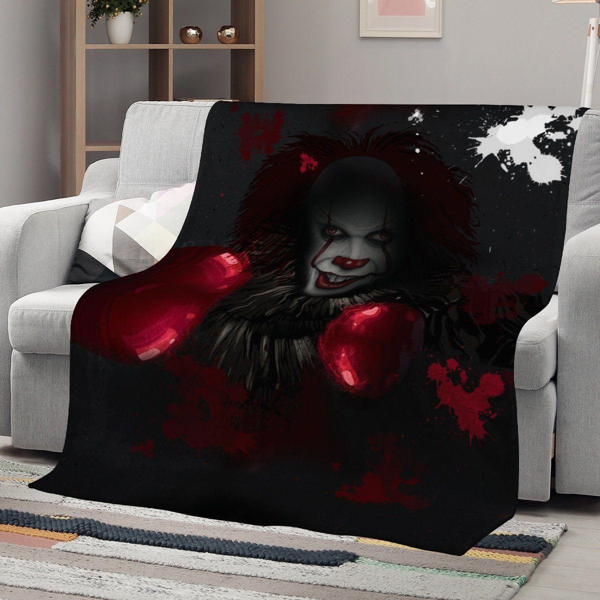 Pennywise Blanket Blanket, Horror, Pennywise noxfan 