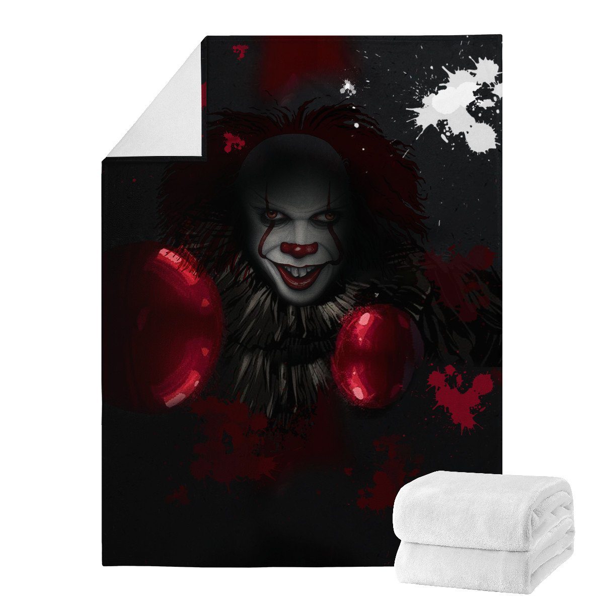 Pennywise Blanket Blanket, Horror, Pennywise noxfan XS (56&quot; x 43&quot;) 