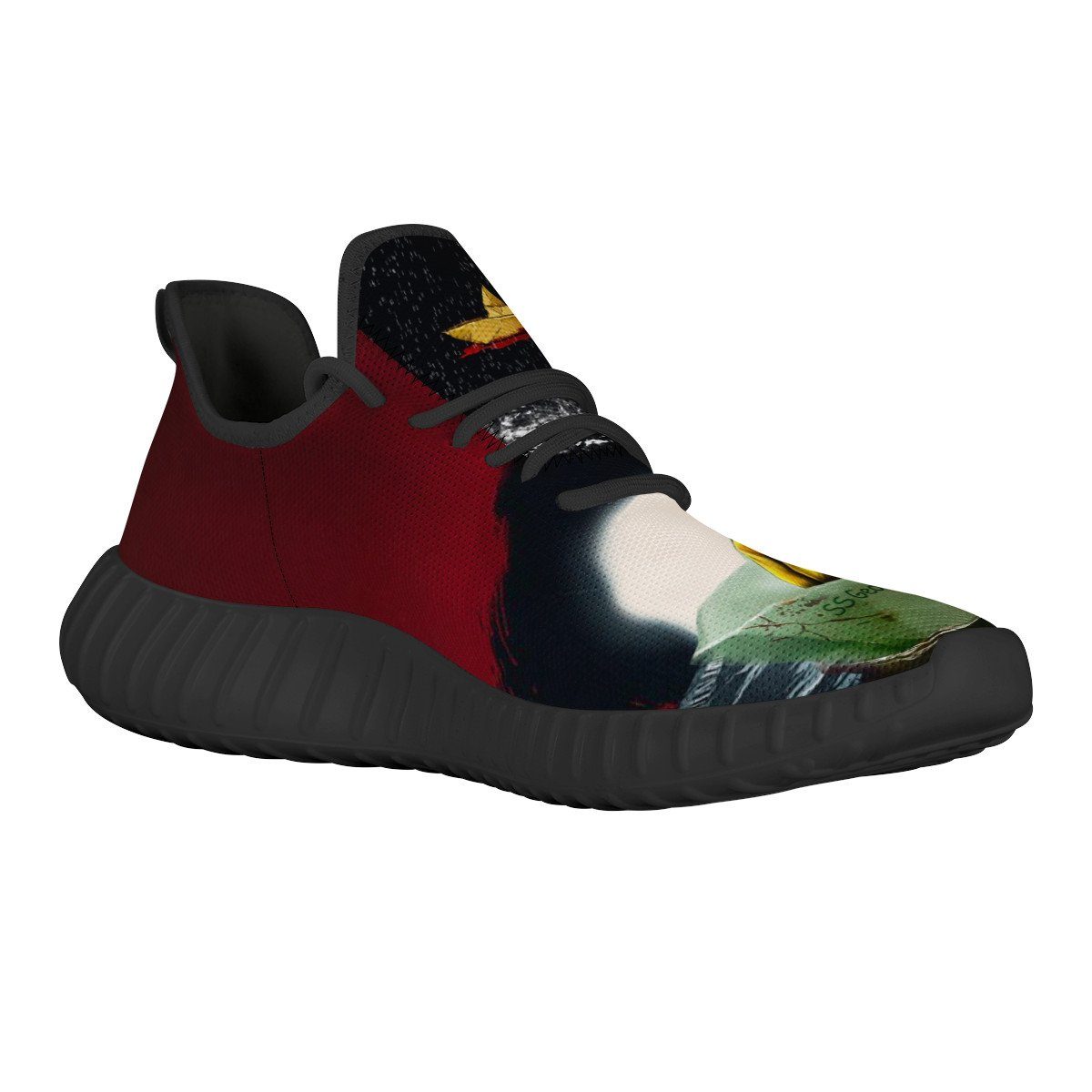 Pennywise Mesh Knit Sneakers Yeezy, Horror, Pennywise noxfan 