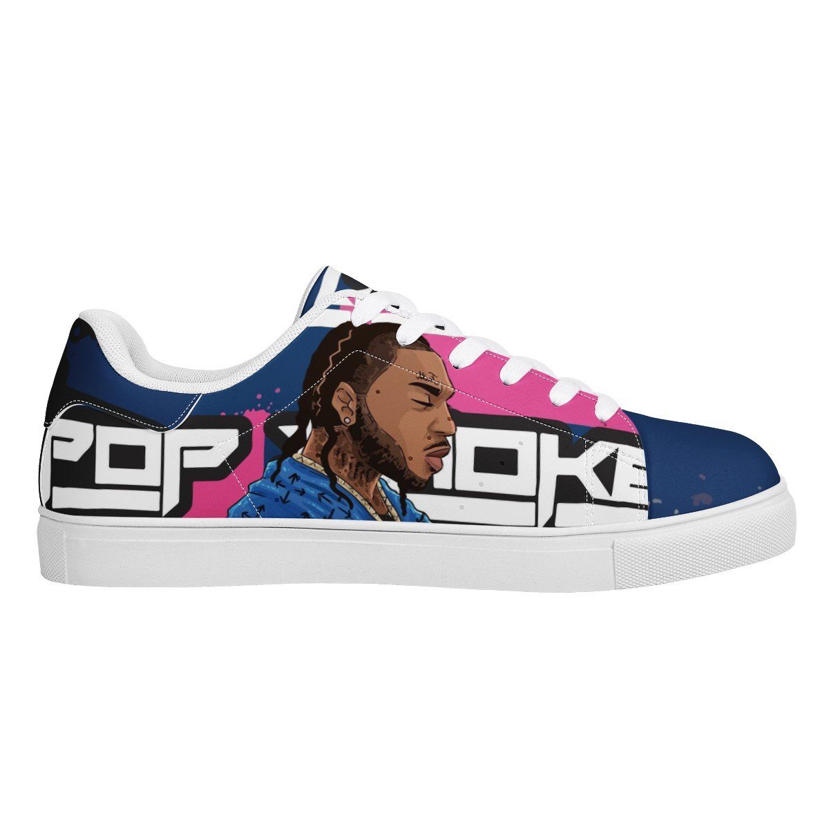 Pop Smoke Low Top Sneaker Stan Smith, Rapper, Pop Smoke noxfan 