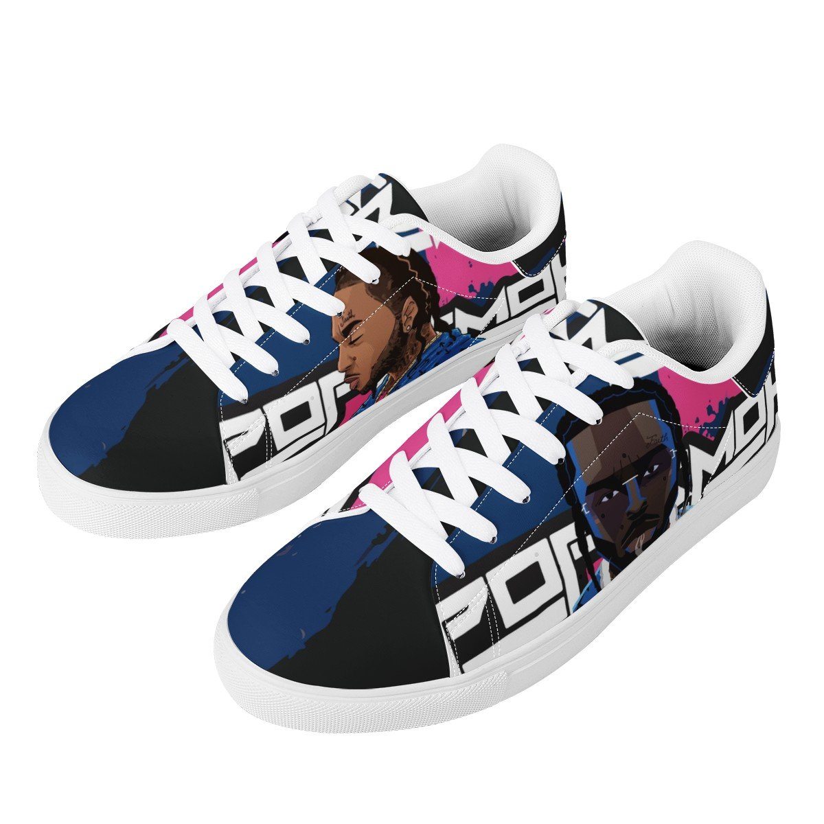 Pop Smoke Low Top Sneaker Stan Smith, Rapper, Pop Smoke noxfan 