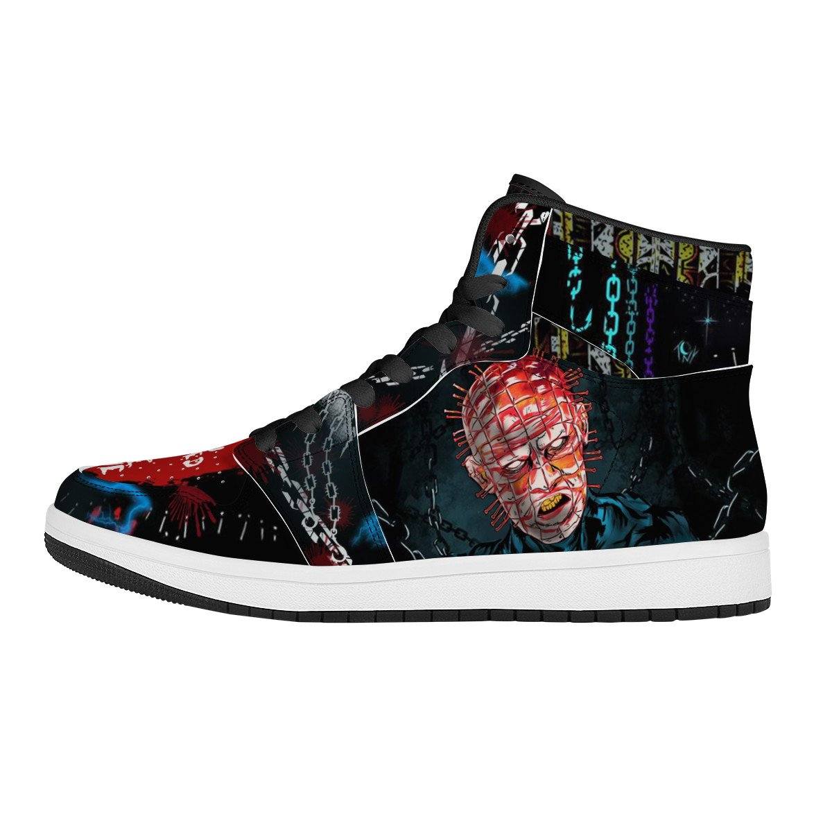 Puzzle Box High Top Leather Sneaker Custom Jordan 1, Horror, Hellraiser noxfan Women US5.5 (EU36) 
