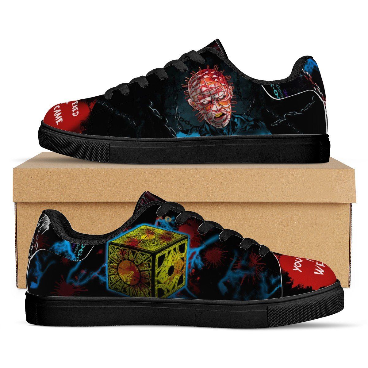 Puzzle Box Low Top Sneaker Stan Smith, Horror, Hellraiser noxfan Women US5.5 (EU36) 