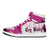 Runaway High Top Leather Sneaker Custom Jordan 1, Rapper, Lil Peep noxfan Women US5.5 (EU36) 