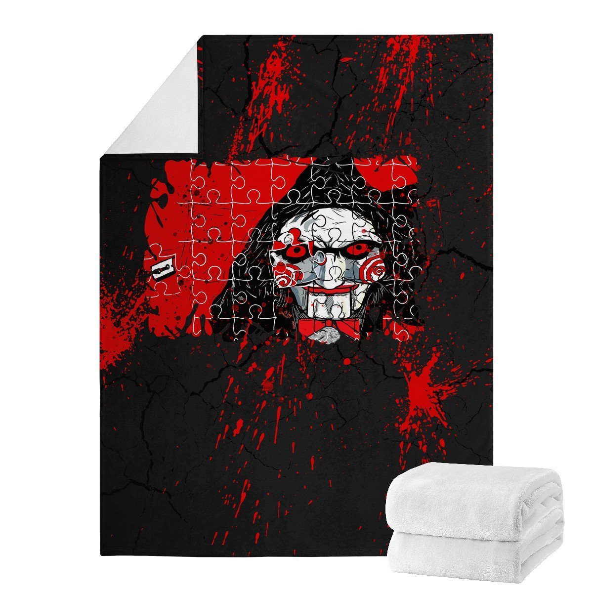 SAW Blanket Blanket, Horror noxfan XS (56&quot; x 43&quot;) 