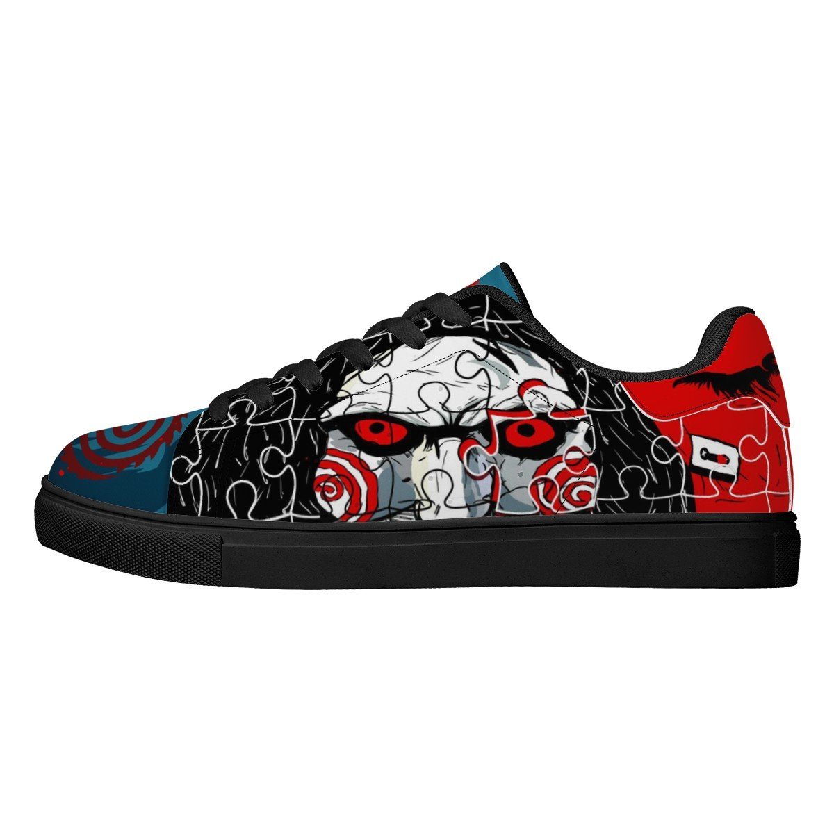 Saw Low Top Sneaker Stan Smith, Horror, SAW noxfan Women US6 (EU37) 