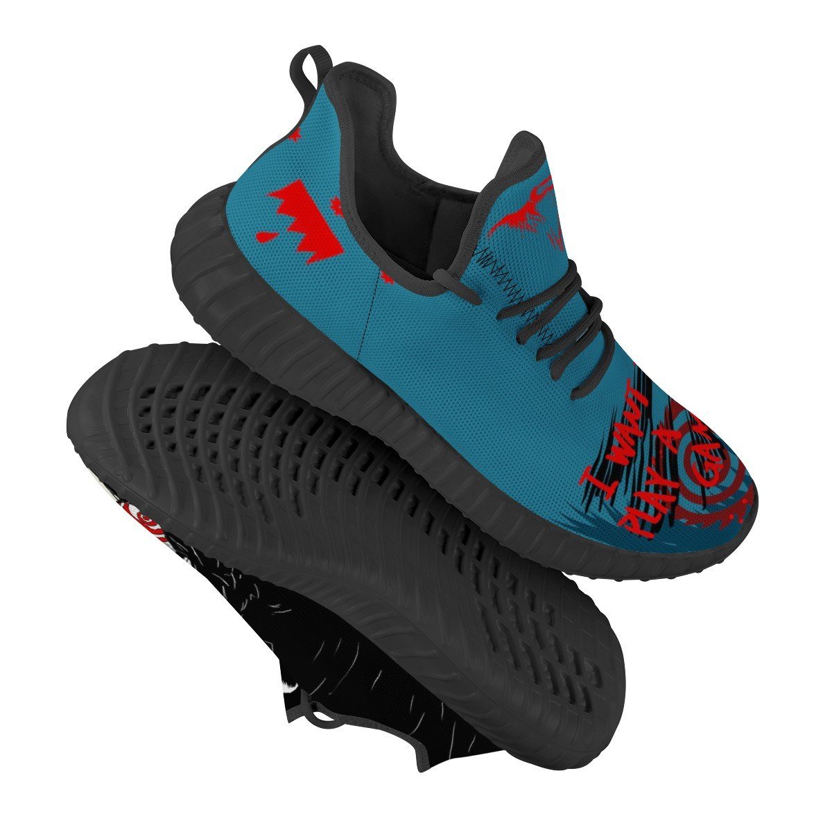SAW Mesh Knit Sneaker Yeezy, Horror, SAW noxfan 