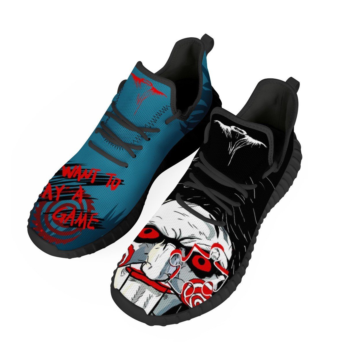 SAW Mesh Knit Sneaker Yeezy, Horror, SAW noxfan 