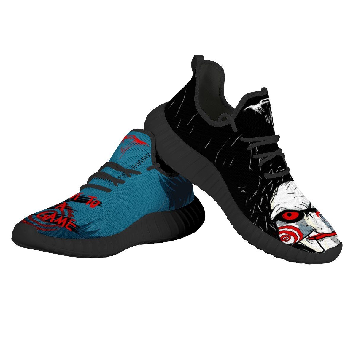 SAW Mesh Knit Sneaker Yeezy, Horror, SAW noxfan 